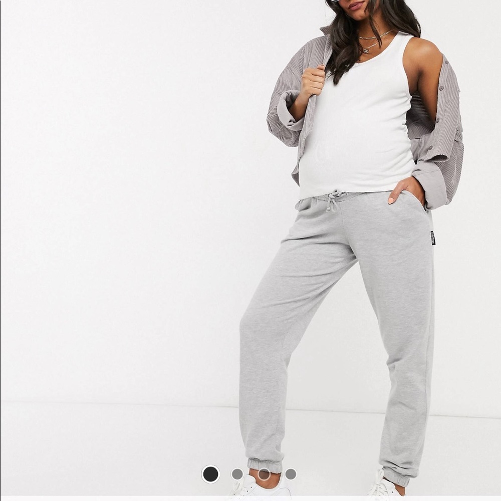 Missguided X ASOS maternity grey sweats